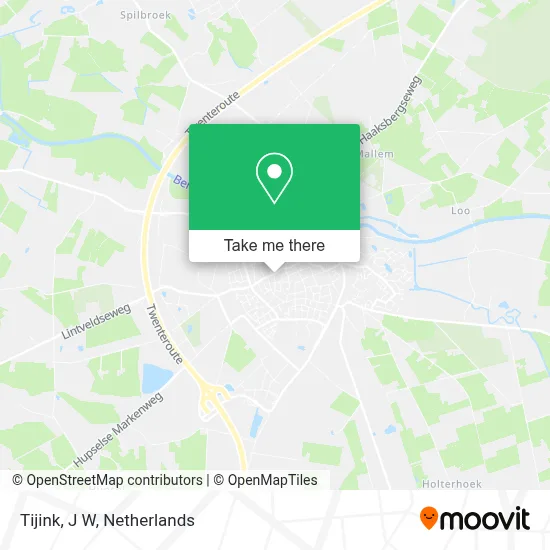 Tijink, J W map