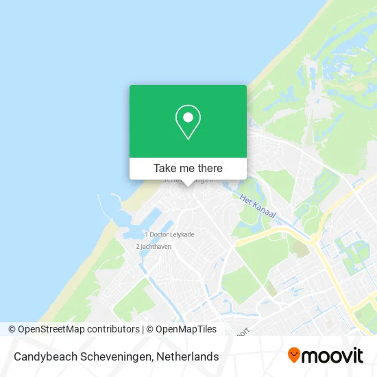 Candybeach Scheveningen map
