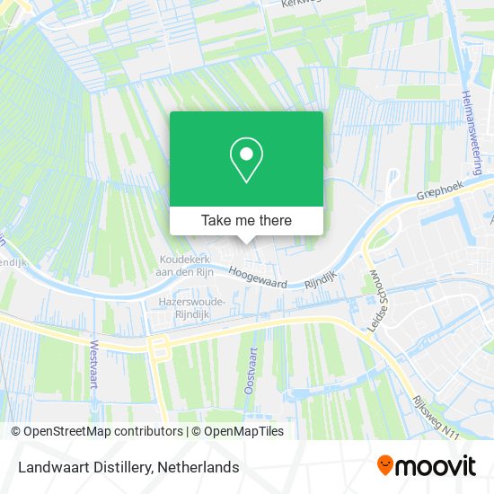 Landwaart Distillery map
