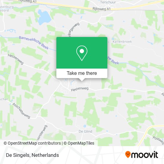 De Singels map