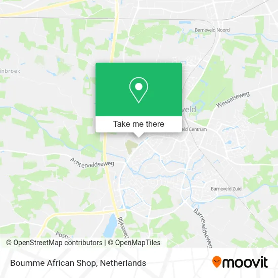 Boumme African Shop map