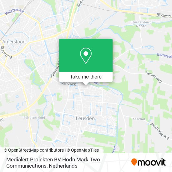 Medialert Projekten BV Hodn Mark Two Communications map