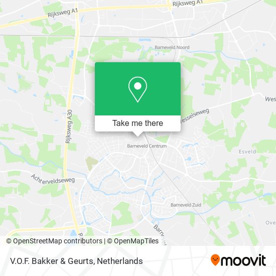 V.O.F. Bakker & Geurts map
