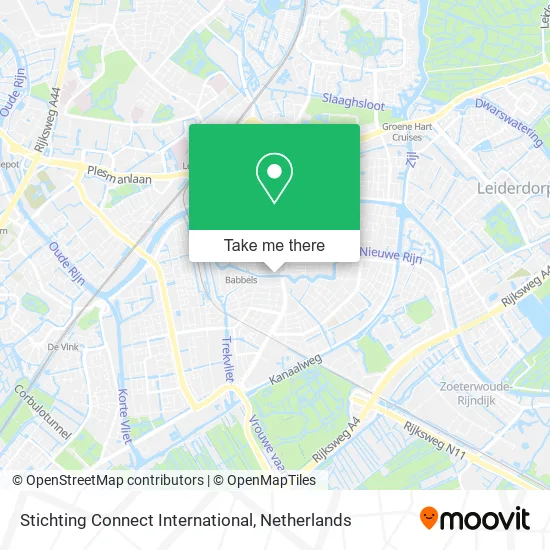 Stichting Connect International map