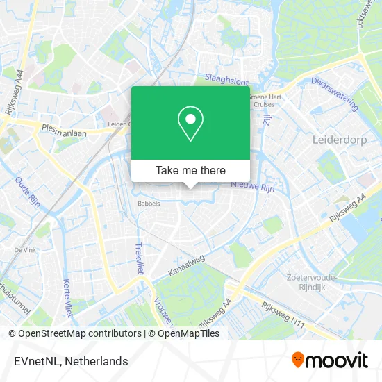 EVnetNL map