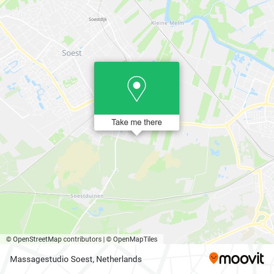 Massagestudio Soest map