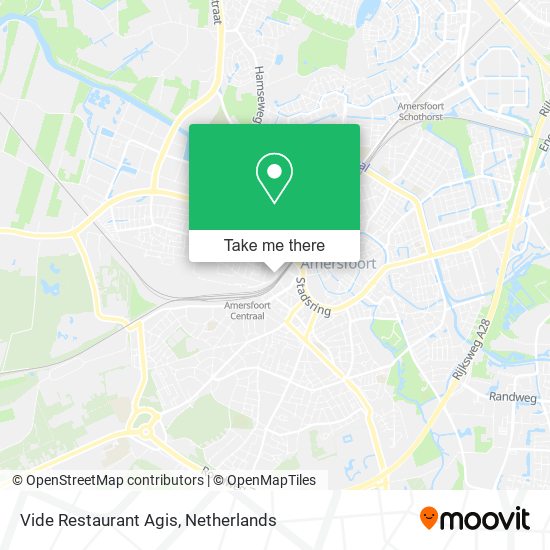 Vide Restaurant Agis map