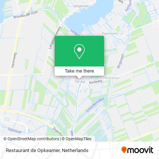Restaurant de Opkeamer map