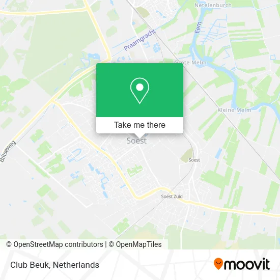 Club Beuk map