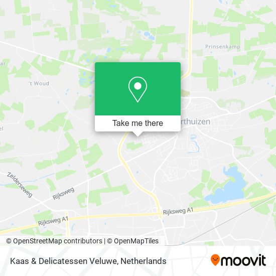 Kaas & Delicatessen Veluwe map
