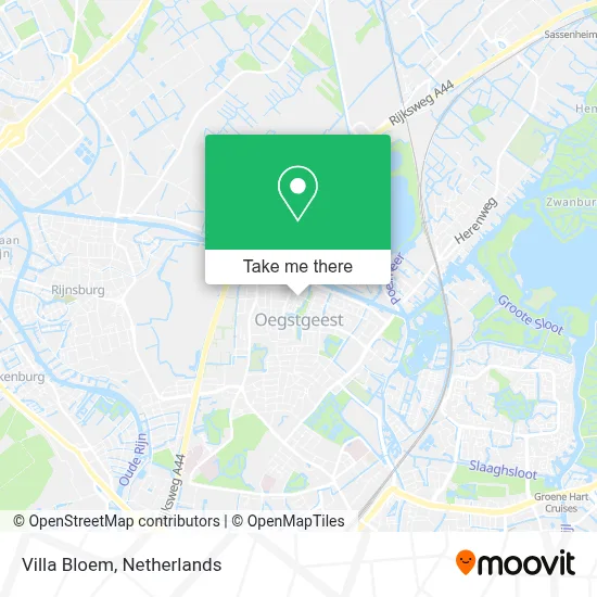 Villa Bloem map