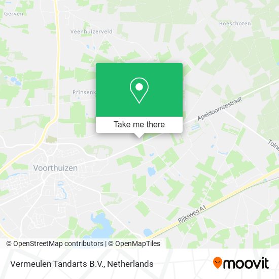 Vermeulen Tandarts B.V. map
