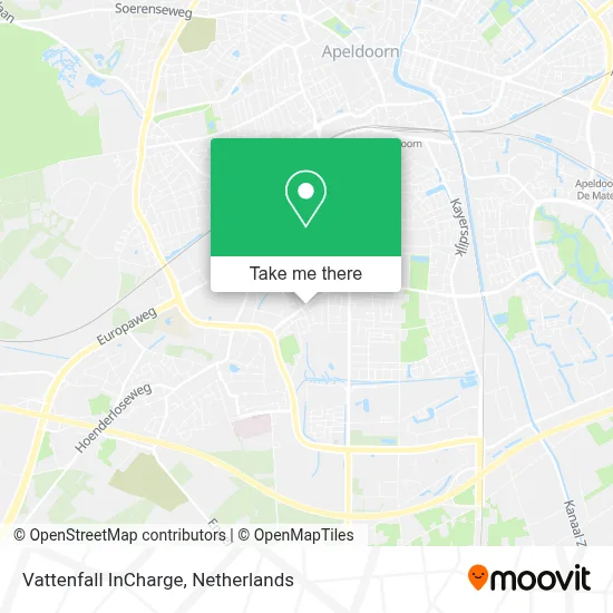 Vattenfall InCharge map