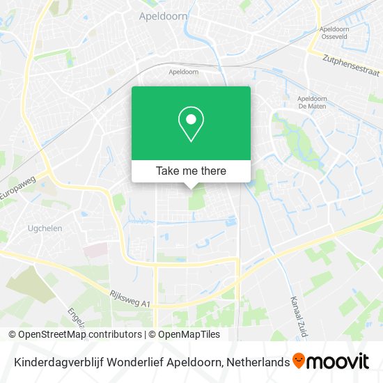 Kinderdagverblijf Wonderlief Apeldoorn map
