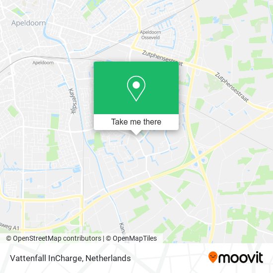 Vattenfall InCharge map