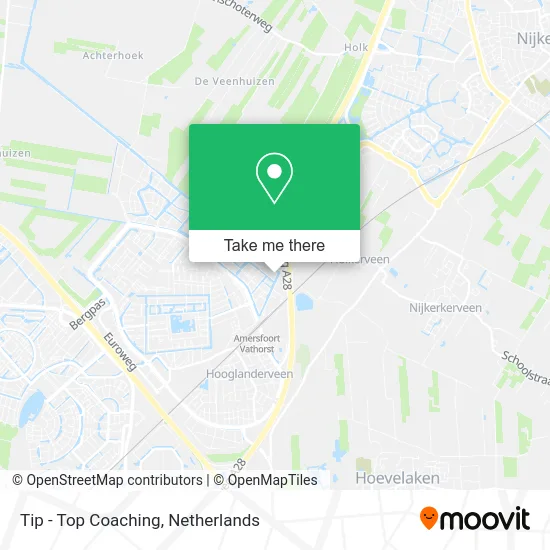 Tip - Top Coaching map