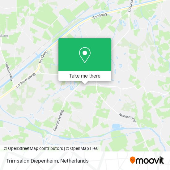 Trimsalon Diepenheim map