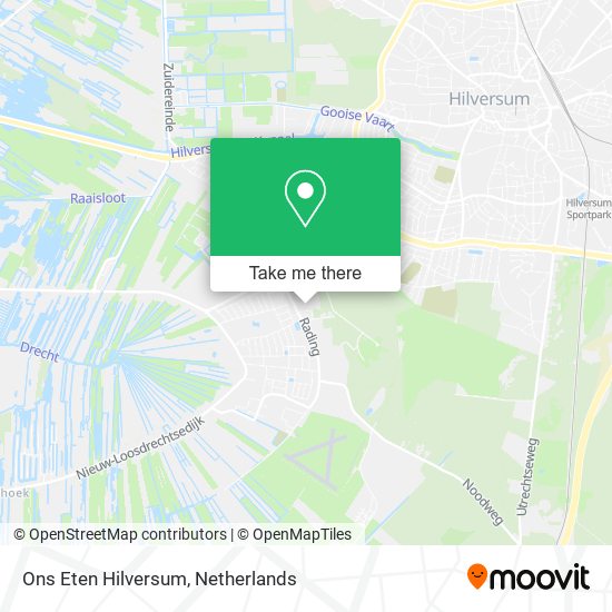 Ons Eten Hilversum map