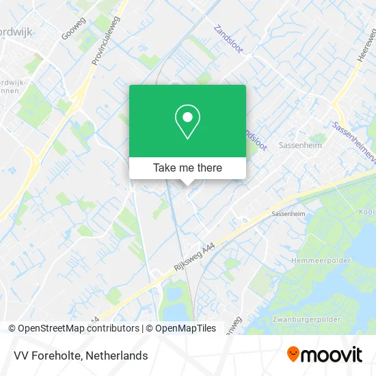 VV Foreholte map