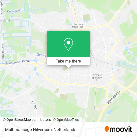 Multimassage Hilversum map