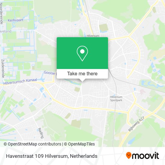 Havenstraat 109 Hilversum map