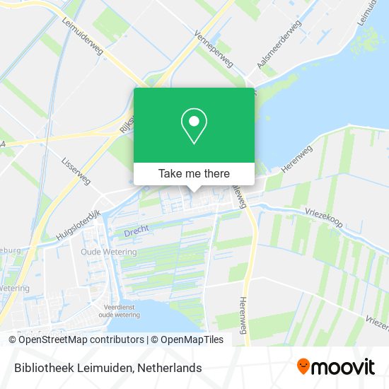 Bibliotheek Leimuiden map