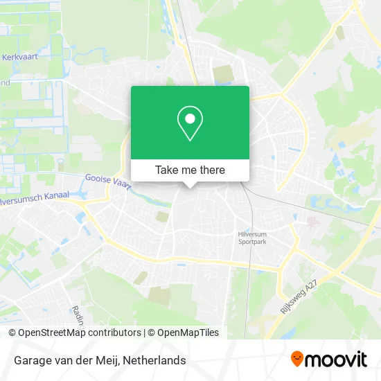 Garage van der Meij map