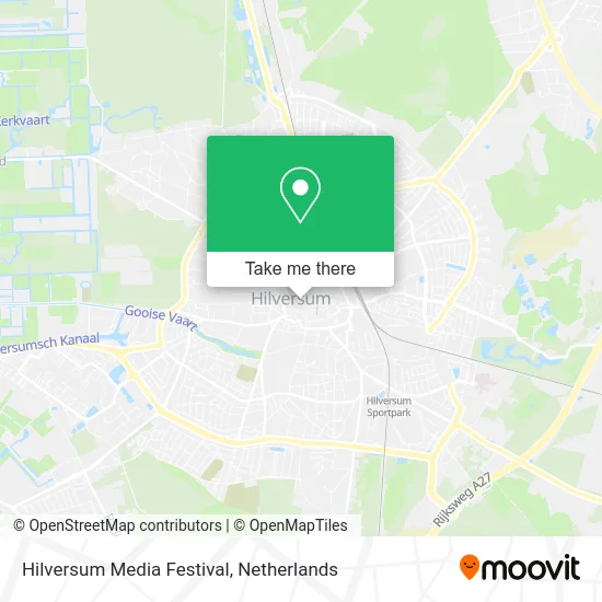 Hilversum Media Festival map