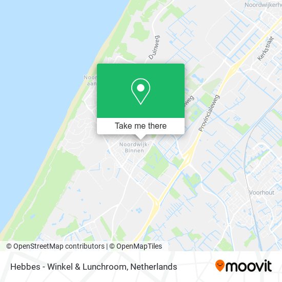 Hebbes - Winkel & Lunchroom map