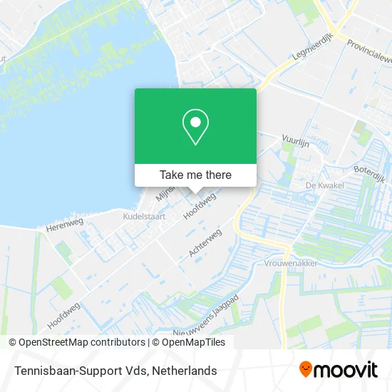 Tennisbaan-Support Vds map