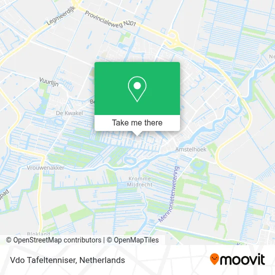 Vdo Tafeltenniser map