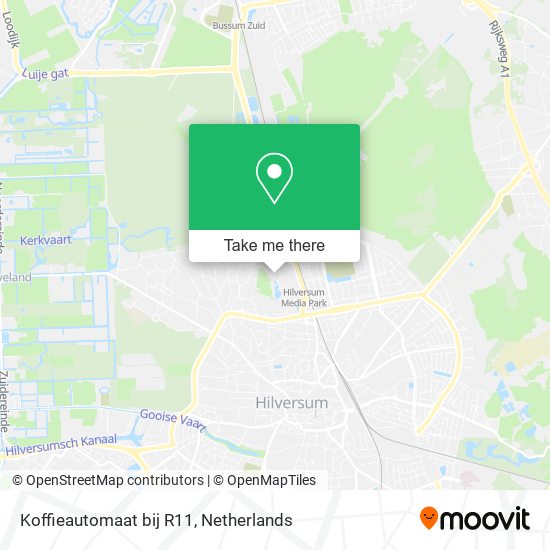 Koffieautomaat bij R11 map