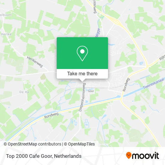 Top 2000 Cafe Goor map