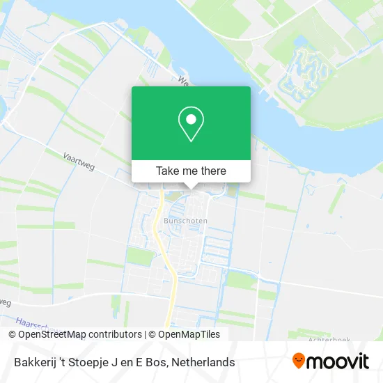 Bakkerij 't Stoepje J en E Bos Karte