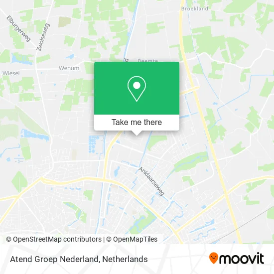 Atend Groep Nederland map