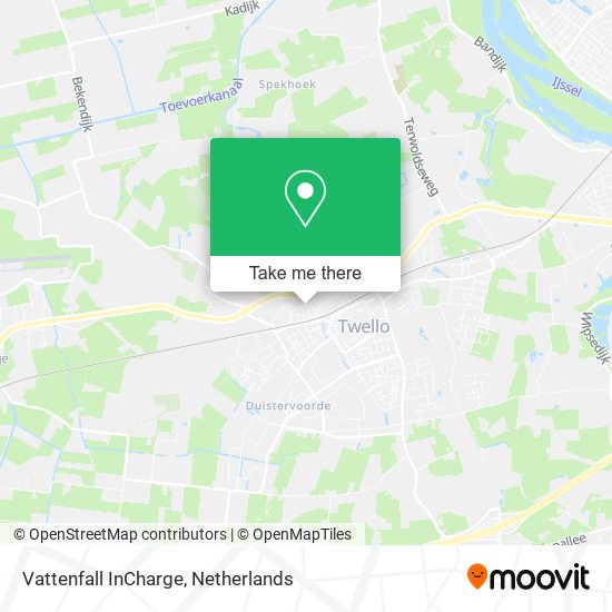 Vattenfall InCharge map