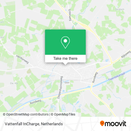 Vattenfall InCharge map