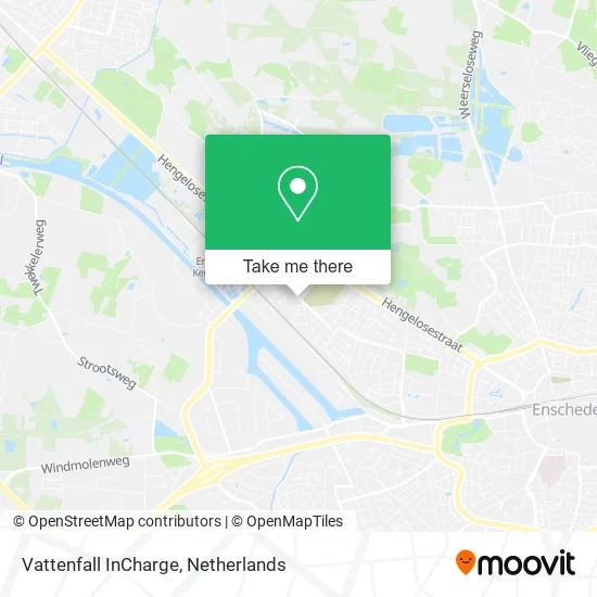 Vattenfall InCharge map