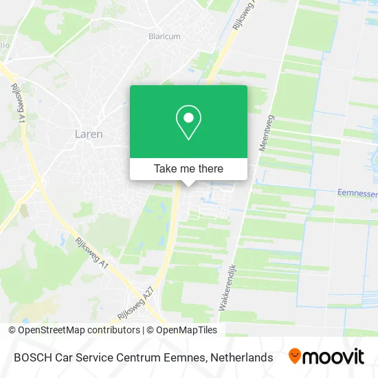 BOSCH Car Service Centrum Eemnes map