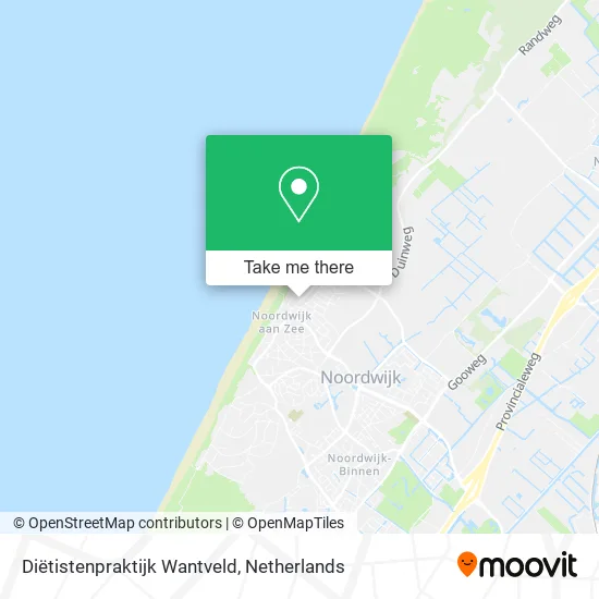 Diëtistenpraktijk Wantveld map