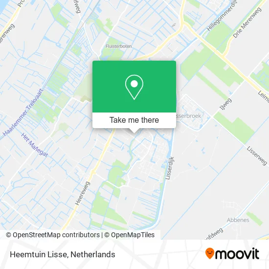 Heemtuin Lisse map