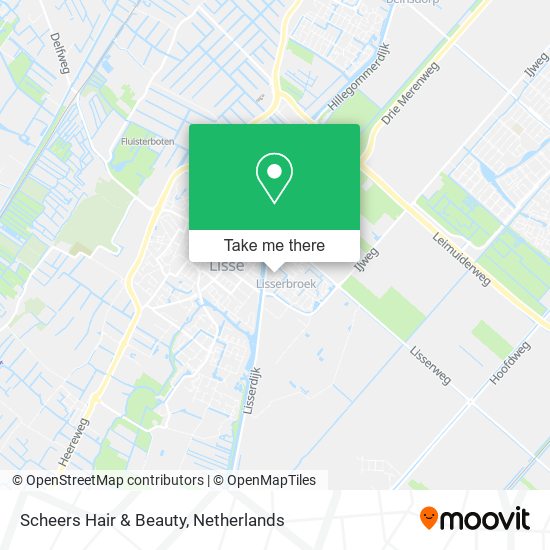 Scheers Hair & Beauty map