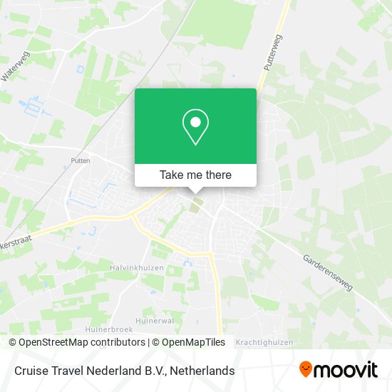 Cruise Travel Nederland B.V. map