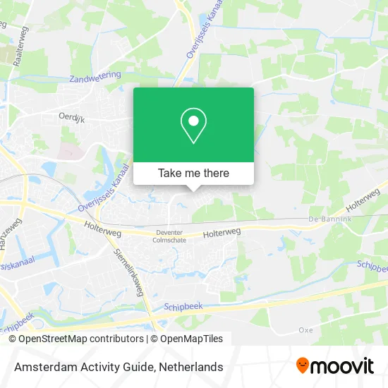 Amsterdam Activity Guide map