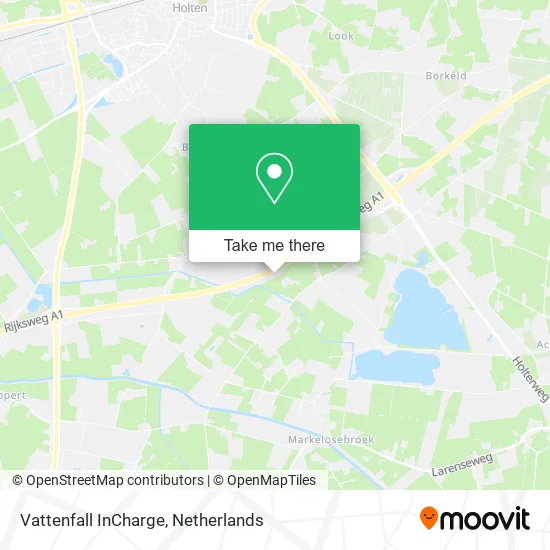 Vattenfall InCharge map
