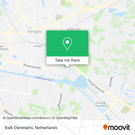 Balk Dierenarts map