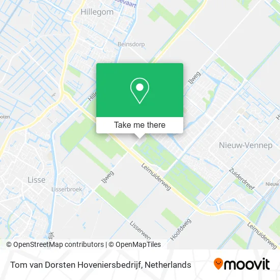 Tom van Dorsten Hoveniersbedrijf map
