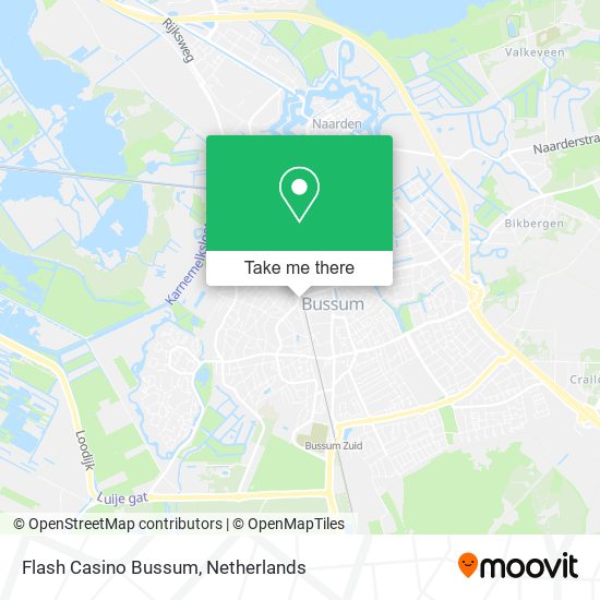 Flash Casino Bussum map