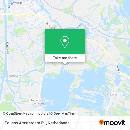 Equans Amsterdam P1 map