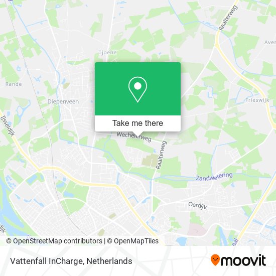 Vattenfall InCharge map